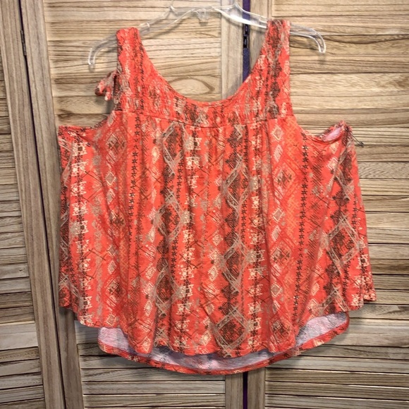 Cato Tank Top Orange V Neck Plus Size 22 24w - Picture 6 of 8